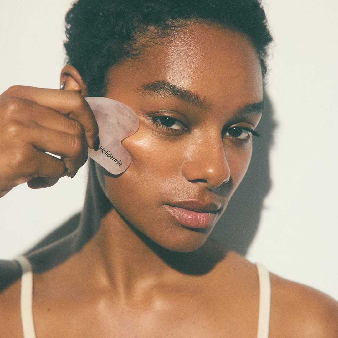 Gua Sha Rose Quartz Face - Image 2
