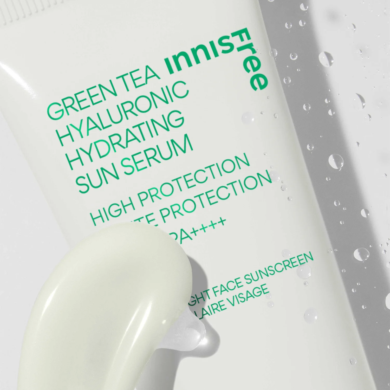 Green Tea Hyaluronic Hydrating Sun Serum SPF50 Sérum Solaire - Image 6